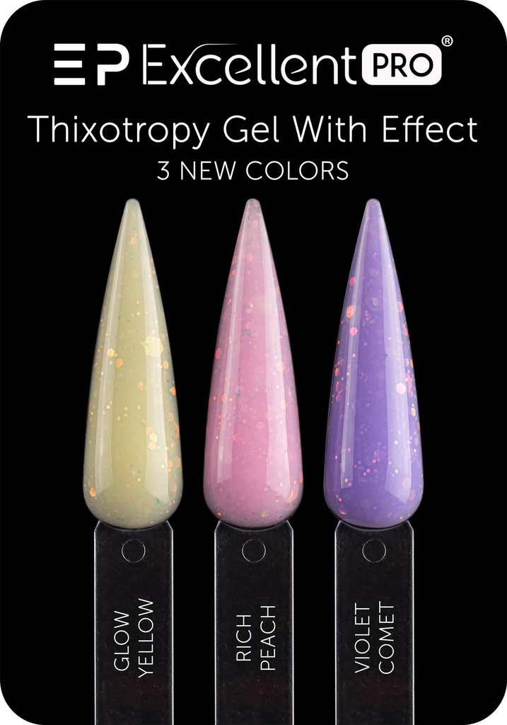 BUILDER GEL AVEC THIXOTROPIE GLOW YELLOW 15GR